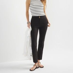 White House Black Market Jolie Straight Woven Pants, 2R